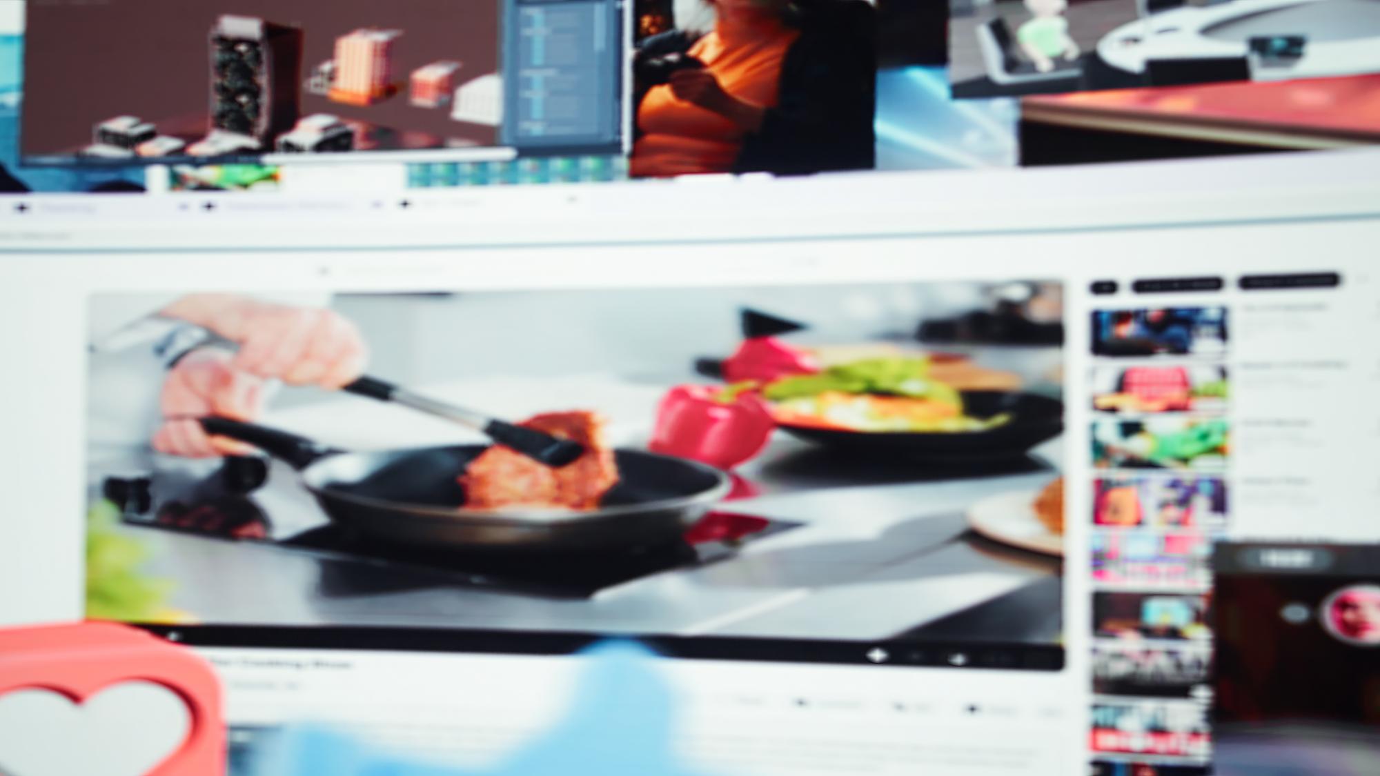 Compact collage: lesson stills and plated examples